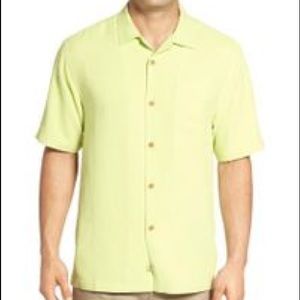 Tommy Bahama Lime Green Silk Shirt